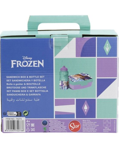 Contenitore per il pranzo con Bottiglia Frozen CZ11276 380 ml 17 cm Plastica Contenitore per il pranzo con Bottiglia Frozen CZ11276 380 ml 17 cm Plastica
