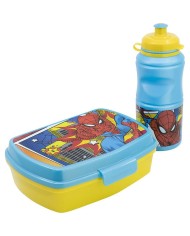 Contenitore per il pranzo con Bottiglia Spider-Man CZ11279 380 ml 17 cm Plastica
