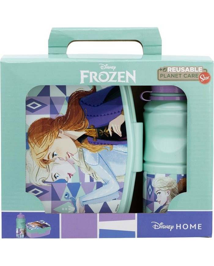 Contenitore per il pranzo con Bottiglia Frozen CZ11276 380 ml 17 cm Plastica Contenitore per il pranzo con Bottiglia Frozen CZ11276 380 ml 17 cm Plastica