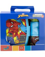 Contenitore per il pranzo con Bottiglia Spider-Man CZ11279 380 ml 17 cm Plastica