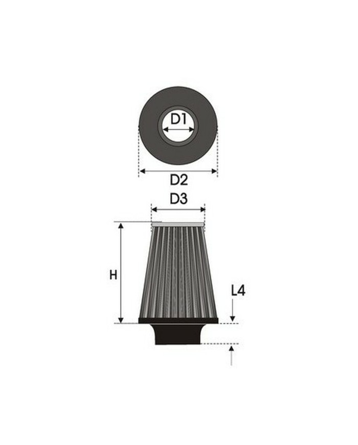 Filtro dell'aria Green Filters B62.75 Universale Filtro dell'aria Green Filters B62.75 Universale