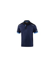 Polo a Maniche Corte Uomo Sparco TW Azzurro Blu scuro
