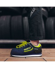 Stivali Racing Sparco GYMKHANA DANI Giallo Azzurro Blu Marino Stivali Racing Sparco GYMKHANA DANI Giallo Azzurro Blu Marino