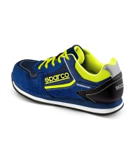 Stivali Racing Sparco GYMKHANA DANI Giallo Azzurro Blu Marino Stivali Racing Sparco GYMKHANA DANI Giallo Azzurro Blu Marino