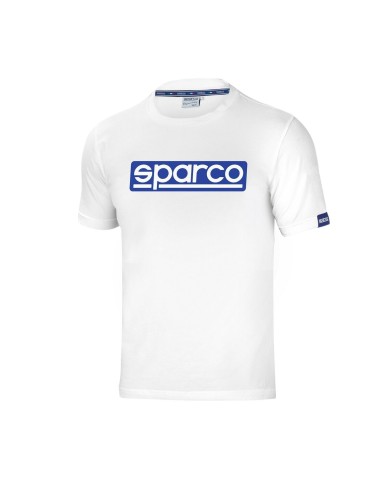 Maglia a Maniche Corte Uomo Sparco ORIGINAL Bianco S