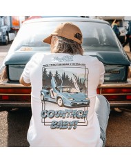 Maglia a Maniche Corte Uomo Radikal Revolution NICE TRACTOR NEAR THE BULLS Bianco M