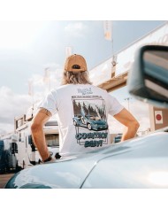 Maglia a Maniche Corte Uomo Radikal Revolution NICE TRACTOR NEAR THE BULLS Bianco M