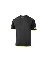 Maglia a Maniche Corte Uomo Sparco TW Giallo Grigio S