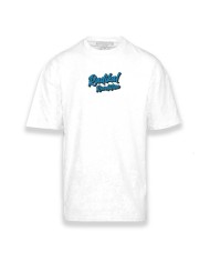 Maglia a Maniche Corte Uomo Radikal Revolution NICE TRACTOR NEAR THE BULLS Bianco M