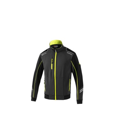 Giacca Sportiva da Uomo Sparco Tech TW Giallo Grigio Giacca Sportiva da Uomo Sparco Tech TW Giallo Grigio