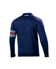 Felpa senza Cappuccio Uomo Sparco Martini Racing Blu scuro