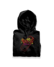Felpa con Cappuccio Radikal Revolution RKGSG503L Nero L Felpa con Cappuccio Radikal Revolution RKGSG503L Nero L