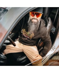 Felpa con Cappuccio Radikal Revolution RKGSG5063XL Nero XXXL