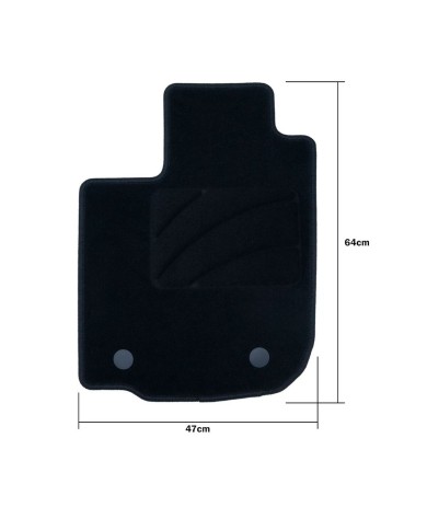 Set di Tappetini per Auto OCC Motorsport OCCDC0013BL Dacia Sandero