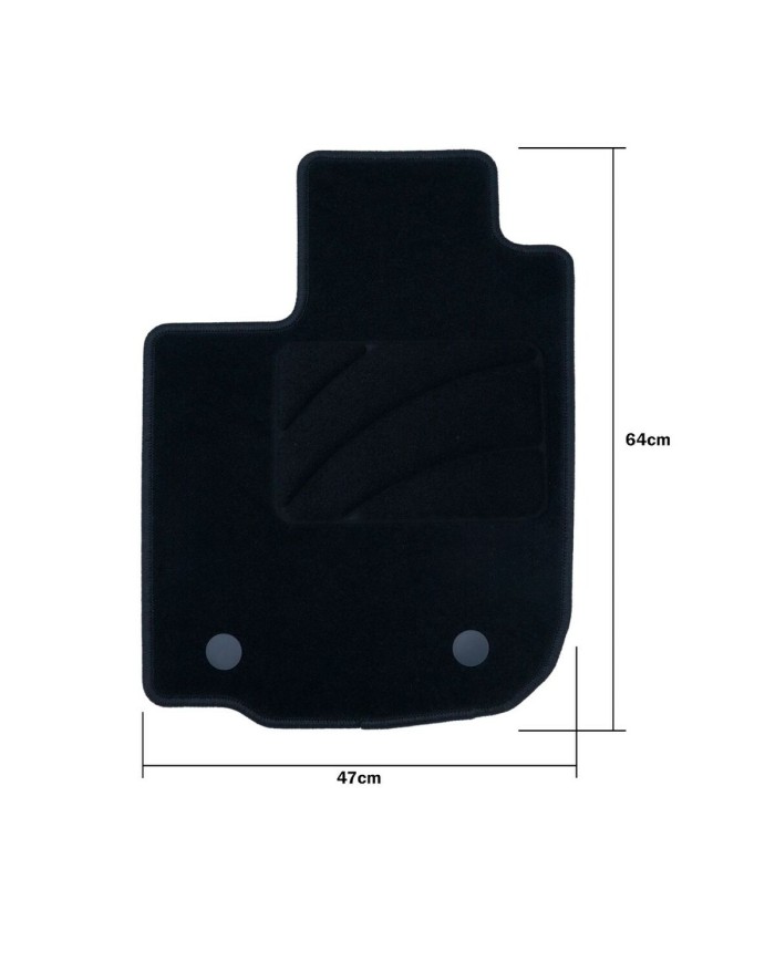 Set di Tappetini per Auto OCC Motorsport OCCDC0013BL Dacia Sandero