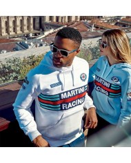 Felpa con Cappuccio Sparco MARTINI-R Azzurro XXL