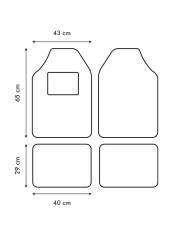 Set di Tappetini per Auto MOMO MOMLCM4ITBK