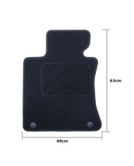 Set di Tappetini per Auto OCC Motorsport OCCBW0014YE Bmw E64 Serie 6 Cabrio