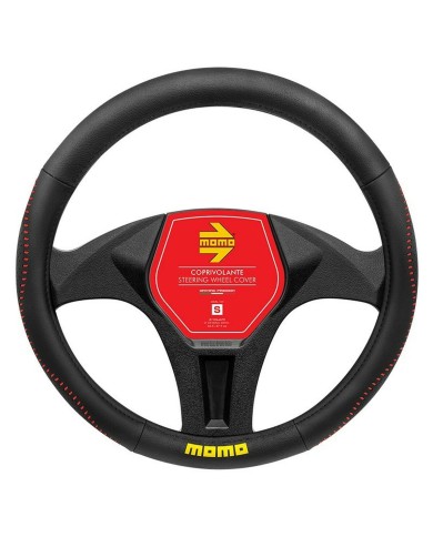 Coprivolante MOMO MOMLSWC018BRS Nero/Rosso Ø 36 cm