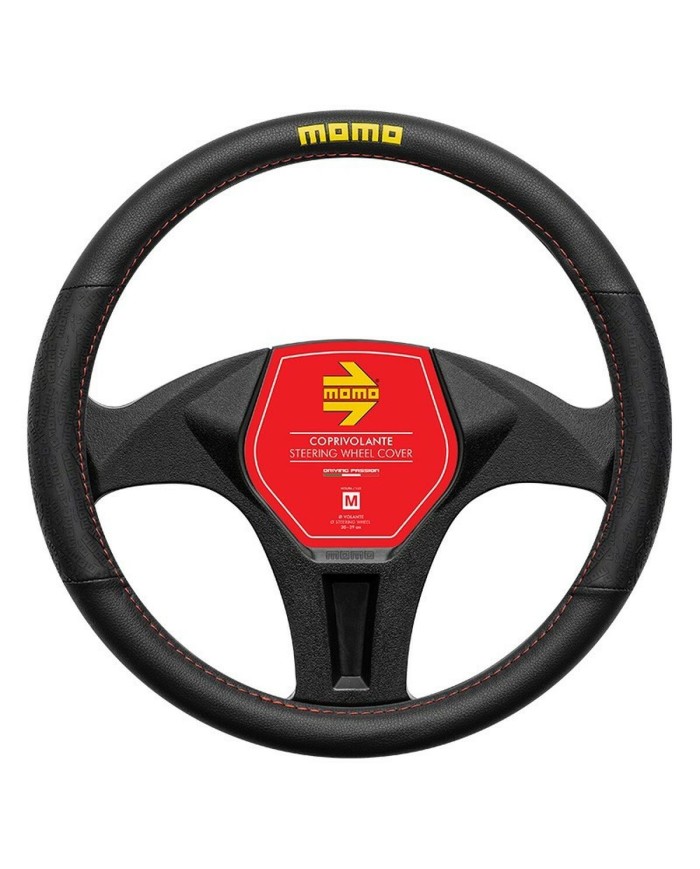 Coprivolante MOMO MOMLSWC0LAPBR Nero/Rosso Ø 38-39 cm Coprivolante MOMO MOMLSWC0LAPBR Nero/Rosso Ø 38-39 cm