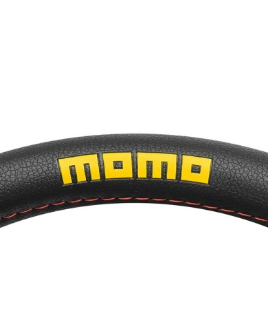 Coprivolante MOMO MOMLSWC0LAPBR Nero/Rosso Ø 38-39 cm