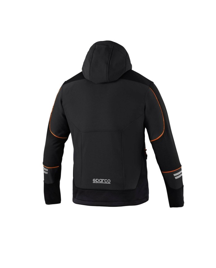 Giacca Antivento Sparco TECH SOFT-SHELL Nero Arancio L