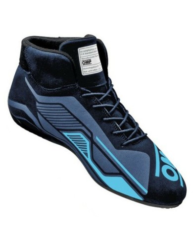 Stivali Racing OMP OMP SPORT FIA 8856-2018 46 Nero/Blu Taglia 46