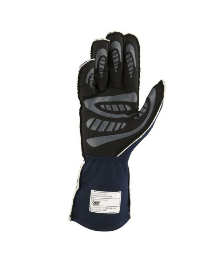 Guanti Karting OMP MY2025 Azzurro Blu Marino FIA 8856-2018 Guanti Karting OMP MY2025 Azzurro Blu Marino FIA 8856-2018
