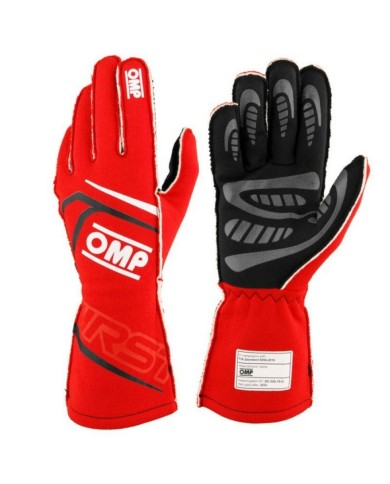 Guanti Karting OMP MY2025 Rosso FIA 8856-2018 Guanti Karting OMP MY2025 Rosso FIA 8856-2018