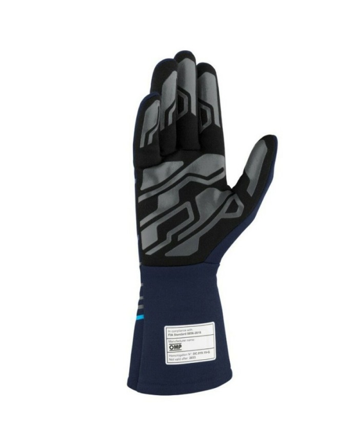 Guanti Karting OMP MY2025 Azzurro Blu Marino FIA 8856-2018 Guanti Karting OMP MY2025 Azzurro Blu Marino FIA 8856-2018