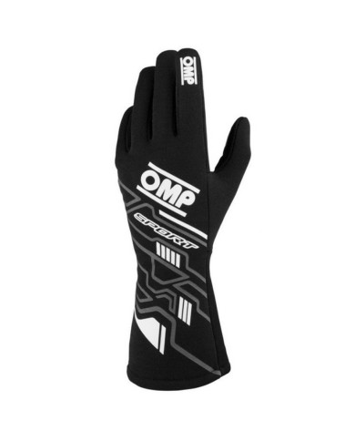 Guanti Karting OMP MY2025 Bianco Nero FIA 8856-2018