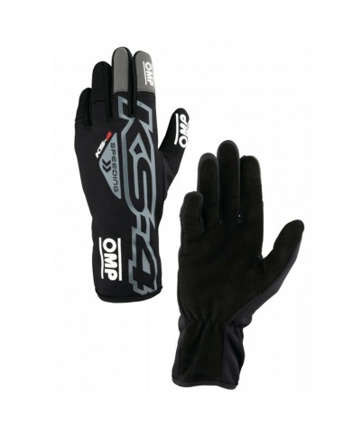 Guanti da karting per bambini OMP KS-4 Nero 5 Guanti da karting per bambini OMP KS-4 Nero 5