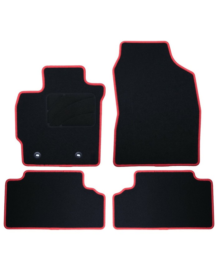 Set di Tappetini per Auto OCC Motorsport OCCTY0001RD Nero Toyota Auris (2007-2013) 5 Pezzi Set di Tappetini per Auto OCC Motorsport OCCTY0001RD Nero Toyota Auris (2007-2013) 5 Pezzi