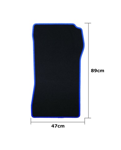 Set di Tappetini per Auto OCC Motorsport OCCMC0058BL Nero Mercedes W203 Clase C Sedan-CLC 5 Pezzi