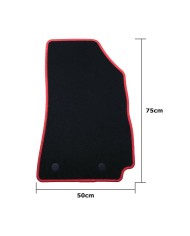 Set di Tappetini per Auto OCC Motorsport OCCRT0055RD Renault Arkana (2021) 5 Pezzi