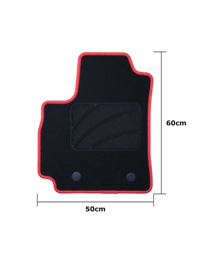 Set di Tappetini per Auto OCC Motorsport OCCRT0055RD Renault Arkana (2021) 5 Pezzi