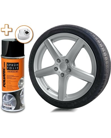 Gomma Liquida per Auto Foliatec Argentato in metallo 400 ml Gomma Liquida per Auto Foliatec Argentato in metallo 400 ml