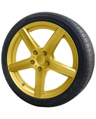 Gomma Liquida per Auto Foliatec Dorato in metallo 2 x 400 ml