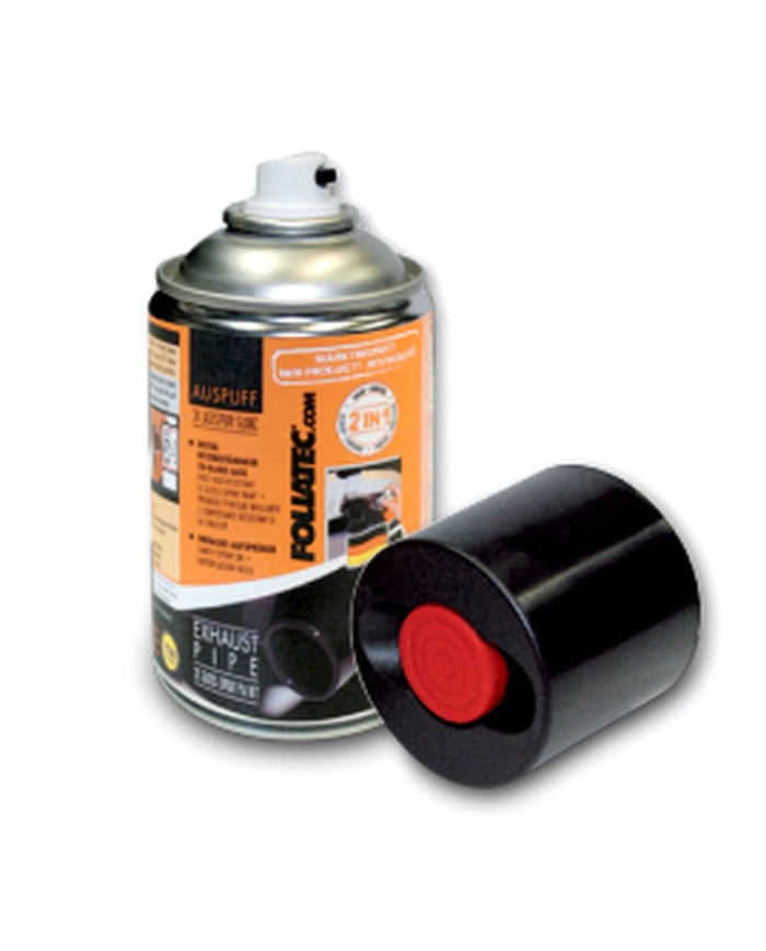 Vernice spray Foliatec 2125 Nero Tubo di Scarico 250 ml