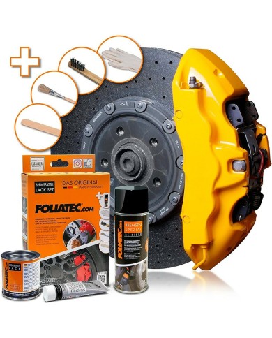 Set di colori Foliatec FO2195 Pinze dei Freni Giallo Set di colori Foliatec FO2195 Pinze dei Freni Giallo