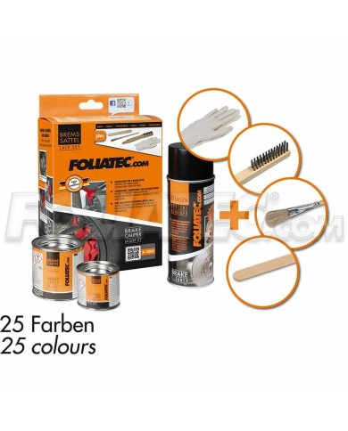 Set di colori Foliatec FO2195 Pinze dei Freni Giallo Set di colori Foliatec FO2195 Pinze dei Freni Giallo