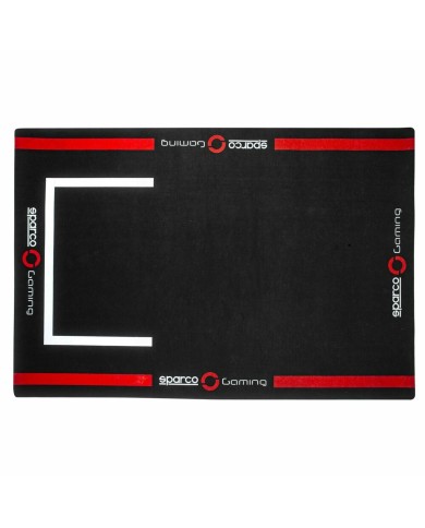 Tappetino da gaming Sparco S099101NRRS Rosso Nero/Rosso