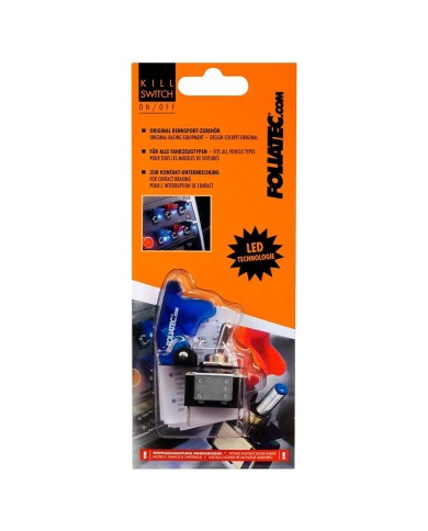 Interruttore acceso/spento Foliatec FO33109 Azzurro Trasparente Interruttore acceso/spento Foliatec FO33109 Azzurro Trasparente