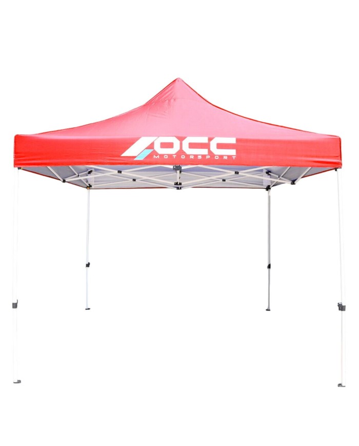 Tenda OCC Motorsport OCCCARP02 Racing Rosso Poliestere 420D Oxford 3 x 3 m
