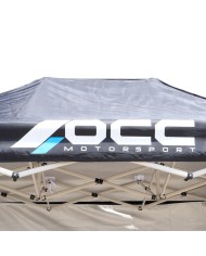 Parete della Tenda OCC Motorsport OCCCARP30 Racing Nero Poliestere 420D Oxford 3 x 2 m 2 Unità