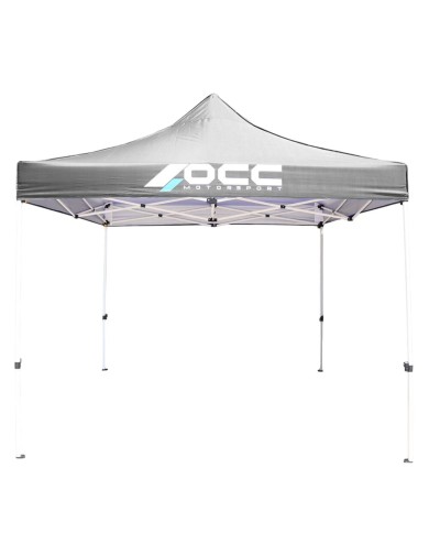 Tenda OCC Motorsport OCCCARP04 Racing Grigio Poliestere 420D Oxford 3 x 3 m