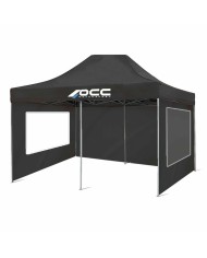Parete della Tenda OCC Motorsport OCCCARP30 Racing Nero Poliestere 420D Oxford 3 x 2 m 2 Unità