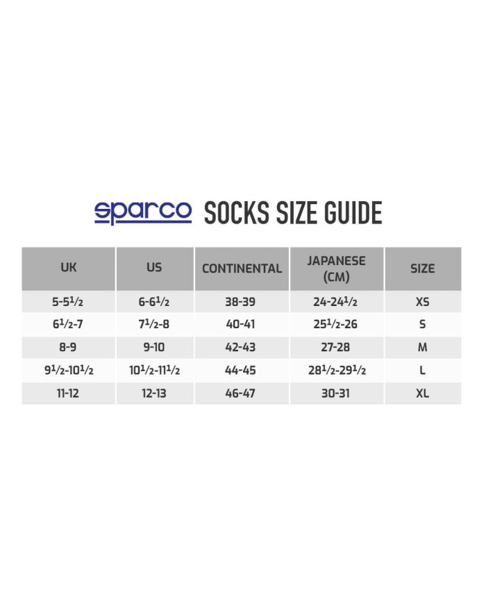 Calzini Sparco R573-RW4 Bianco (L)