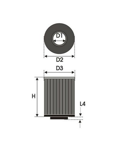 Filtro dell'aria Green Filters B11.70 Universale Filtro dell'aria Green Filters B11.70 Universale