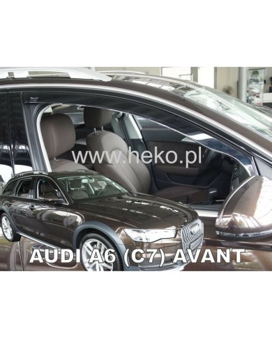 Deflettore vento HEKO HO10244 AUDI A6 (C7) Frontale 2 Pezzi Deflettore vento HEKO HO10244 AUDI A6 (C7) Frontale 2 Pezzi